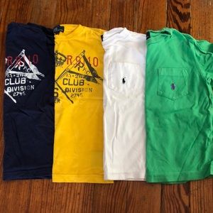 Polo Ralph Lauren t-shirts, size 5, lot of 4